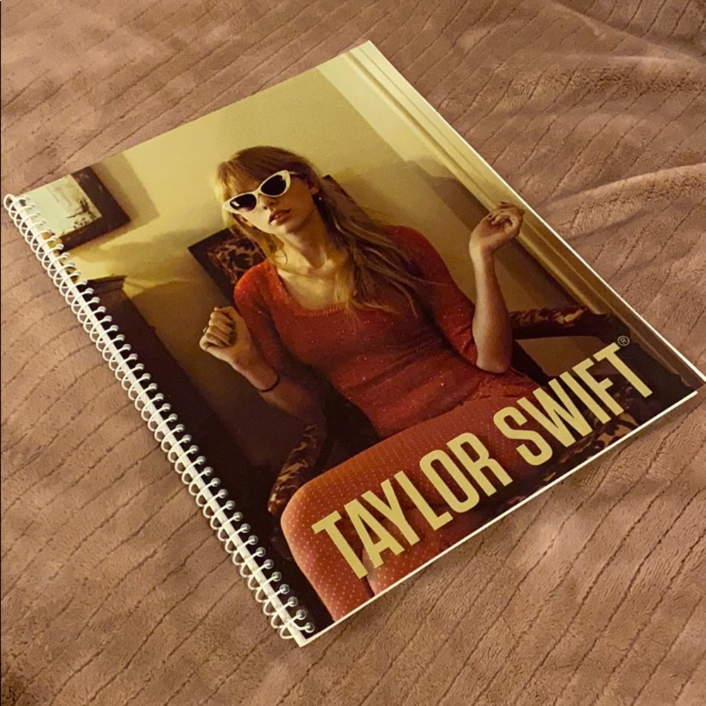 Taylor Swift Red notebook rare